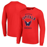 Washington Capitals Starter Logo Long Sleeve T-Shirt - Red - NHL