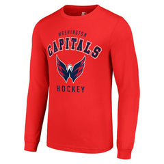 Washington Capitals Starter Logo Long Sleeve T-Shirt - Red - NHL