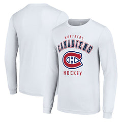 Montreal Canadiens Starter Logo Long Sleeve T-Shirt - White - NHL