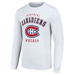 Montreal Canadiens Starter Logo Long Sleeve T-Shirt - White - NHL