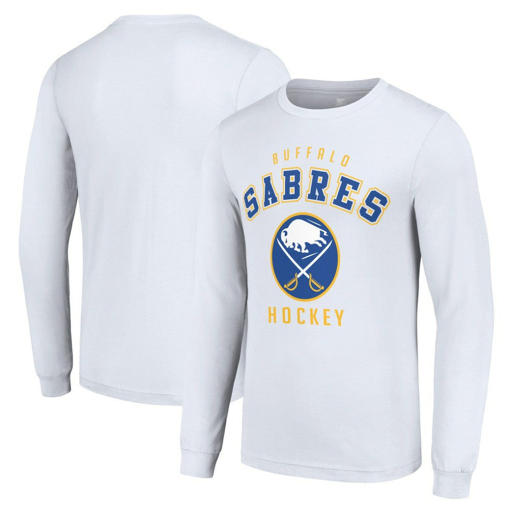 Buffalo Sabres Starter Logo Long Sleeve T-Shirt - White - NHL