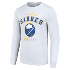 Buffalo Sabres Starter Logo Long Sleeve T-Shirt - White - NHL