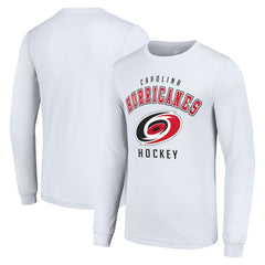 Carolina Hurricanes Starter Logo Long Sleeve T-Shirt - White - NHL