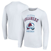 Colorado Avalanche Starter Logo Long Sleeve T-Shirt - White - NHL