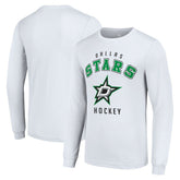 Dallas Stars Starter Logo Long Sleeve T-Shirt - White - NHL