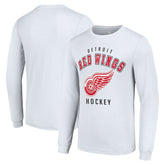 Detroit Red Wings Starter Logo Long Sleeve T-Shirt - White - NHL