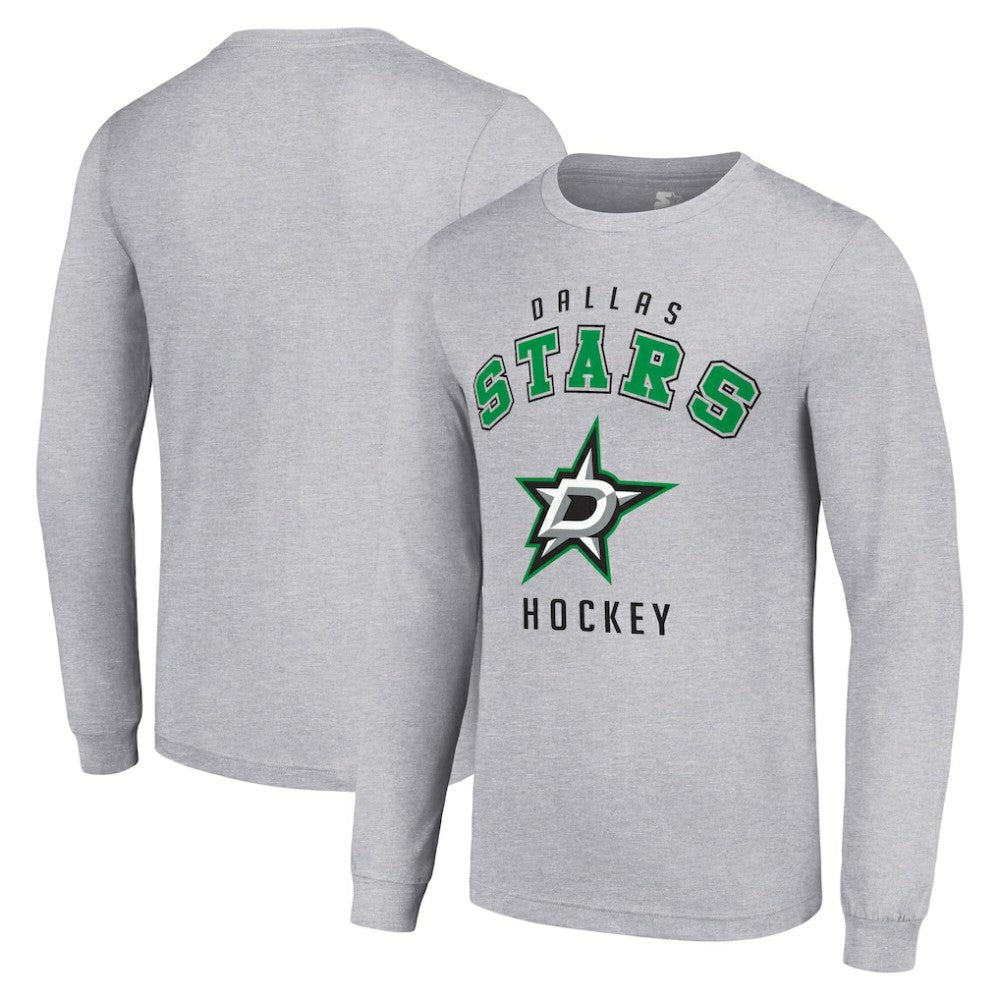 Dallas Stars Starter Logo Long Sleeve T-Shirt - Heather Gray - NHL