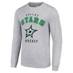 Dallas Stars Starter Logo Long Sleeve T-Shirt - Heather Gray - NHL