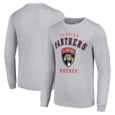 Florida Panthers Starter Logo Long Sleeve T-Shirt - Heather Gray - NHL