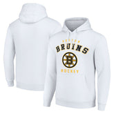 Boston Bruins Starter Logo Pullover Hoodie - White - NHL