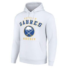 Buffalo Sabres Starter Logo Pullover Hoodie - White - NHL