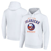 New York Islanders Starter Logo Pullover Hoodie - White - NHL