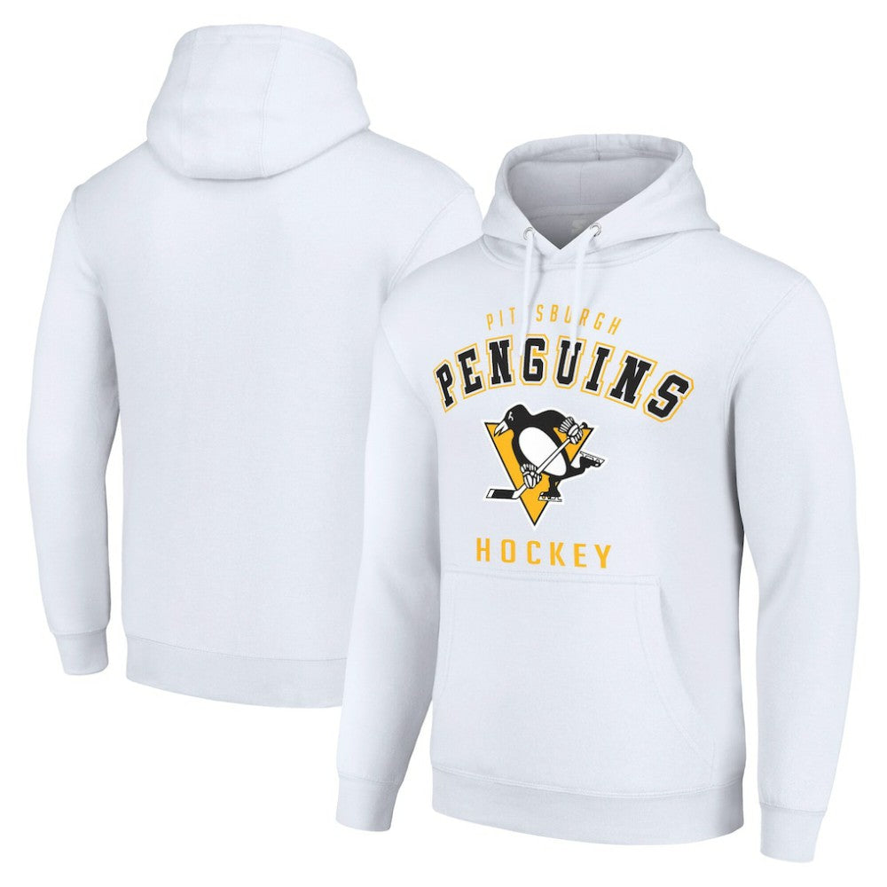 Pittsburgh Penguins Starter Logo Pullover Hoodie - White - NHL
