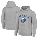 Buffalo Sabres Starter Logo Pullover Hoodie - Heather Gray - NHL
