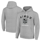 Los Angeles Kings Starter Logo Pullover Hoodie - Heather Gray - NHL