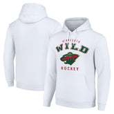 Minnesota Wild Starter Logo Pullover Hoodie - White - NHL
