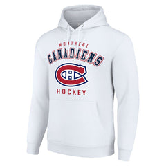 Montreal Canadiens Starter Logo Pullover Hoodie - White - NHL