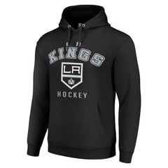 Los Angeles Kings Starter Logo Pullover Hoodie - Black - NHL
