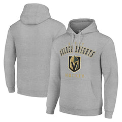 Vegas Golden Knights Starter Logo Pullover Hoodie - Heather Gray - NHL