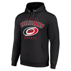 Carolina Hurricanes Starter Logo Pullover Hoodie - Black - NHL