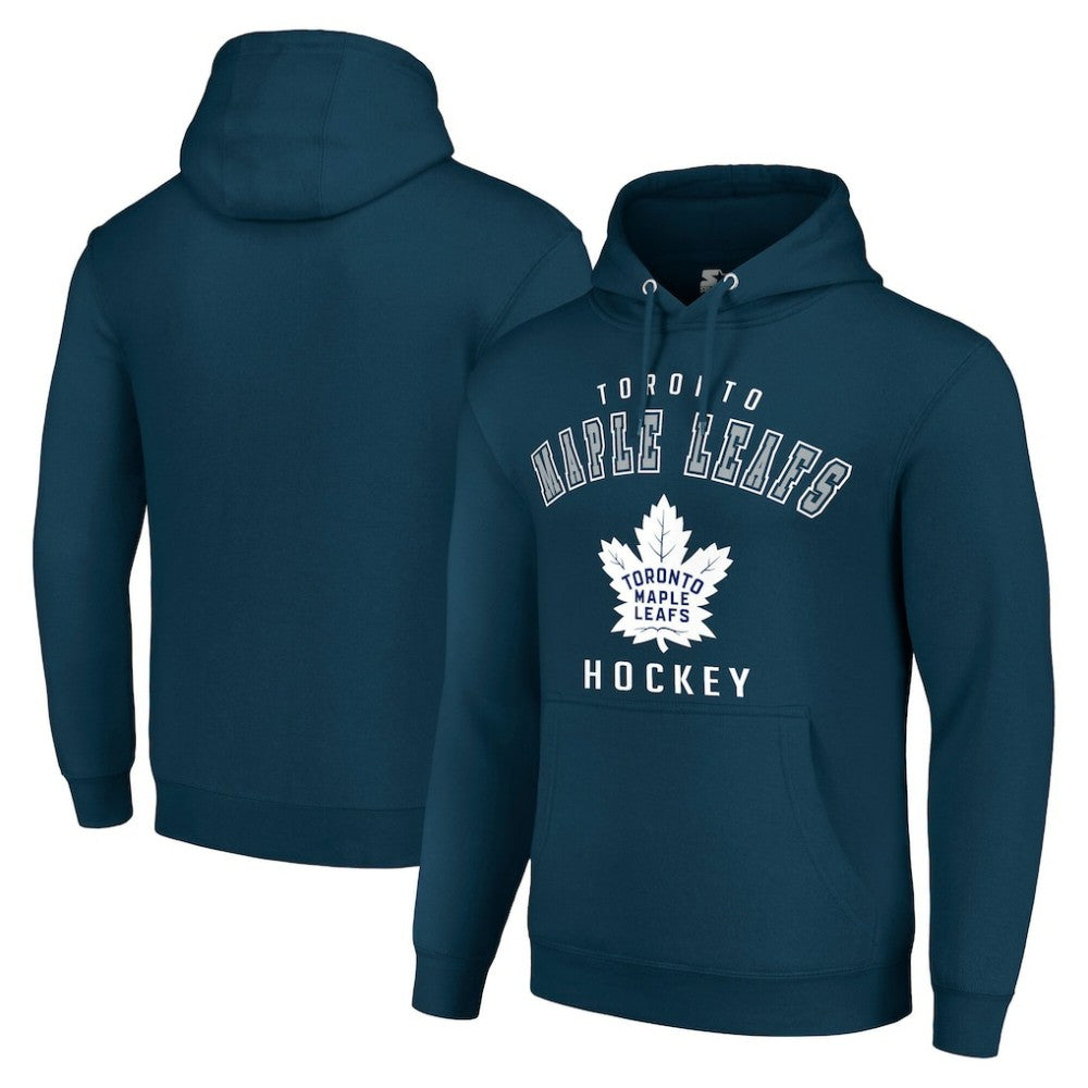 Toronto Maple Leafs Starter Logo Pullover Hoodie - Navy - NHL