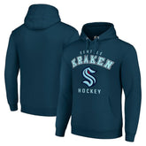 Seattle Kraken Starter Logo Pullover Hoodie - Navy - NHL