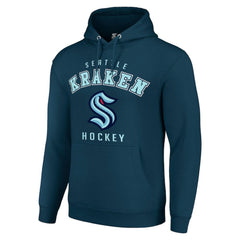 Seattle Kraken Starter Logo Pullover Hoodie - Navy - NHL