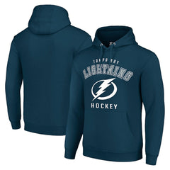 Tampa Bay Lightning Starter Logo Pullover Hoodie - Navy - NHL