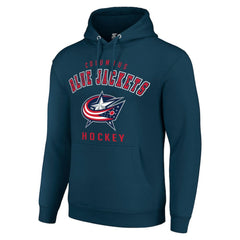 Columbus Blue Jackets Starter Logo Pullover Hoodie - Navy - NHL