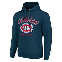 Montreal Canadiens Starter Logo Pullover Hoodie - Navy - NHL