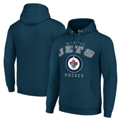 Winnipeg Jets Starter Logo Pullover Hoodie - Navy - NHL