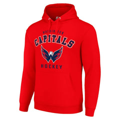 Washington Capitals Starter Logo Pullover Hoodie - Red - NHL