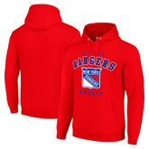 New York Rangers Starter Logo Pullover Hoodie - Red - NHL
