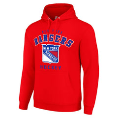 New York Rangers Starter Logo Pullover Hoodie - Red - NHL