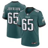 Lane Johnson Philadelphia Eagles Team Game Jersey Midnight Green | Nike for Sale