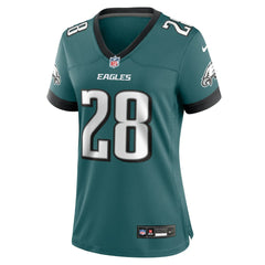 Will Shipley Philadelphia Eagles Women's Team Game Jersey Midnight Green | Nike for Sale