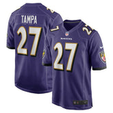 T.J. Tampa Baltimore Ravens Team Game Jersey Purple | Nike for Sale