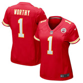 Xavier Worthy Kansas City Chiefs Women's Game Jersey Red | Nike for Sale