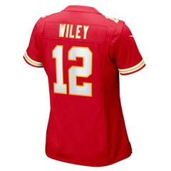 Jared Wiley Kansas City Chiefs Women's Game Jersey Red | Nike for Sale