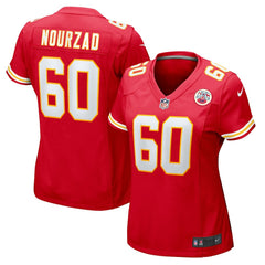 Hunter Nourzad Kansas City Chiefs Women's Game Jersey Red | Nike for Sale