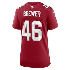 Aaron Brewer Arizona Cardinals Women's Game Jersey Cardinal | Nike for Sale