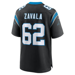Chandler Zavala Carolina Panthers Game Jersey Black | Nike for Sale