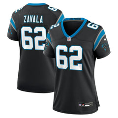 Chandler Zavala Carolina Panthers Women's Game Jersey Black | Nike for Sale