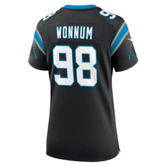 D.J. Wonnum Carolina Panthers Women's Game Jersey Black | Nike for Sale