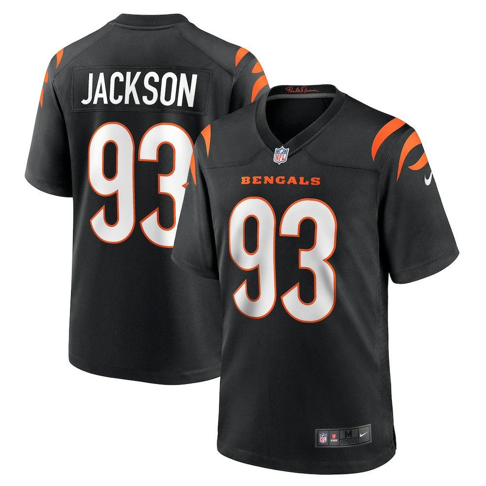 McKinnley Jackson Cincinnati Bengals Game Jersey Black | Nike for Sale