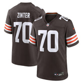 Zak Zinter Cleveland Browns Team Game Jersey Brown | Nike for Sale