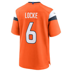 P.J. Locke Denver Broncos Team Game Jersey Orange | Nike for Sale