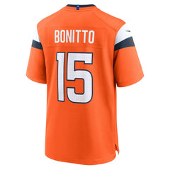 Nik Bonitto Denver Broncos Team Game Jersey Orange | Nike for Sale