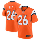 Devon Key Denver Broncos Team Game Jersey Orange | Nike for Sale