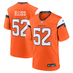 Jonah Elliss Denver Broncos Team Game Jersey Orange | Nike for Sale